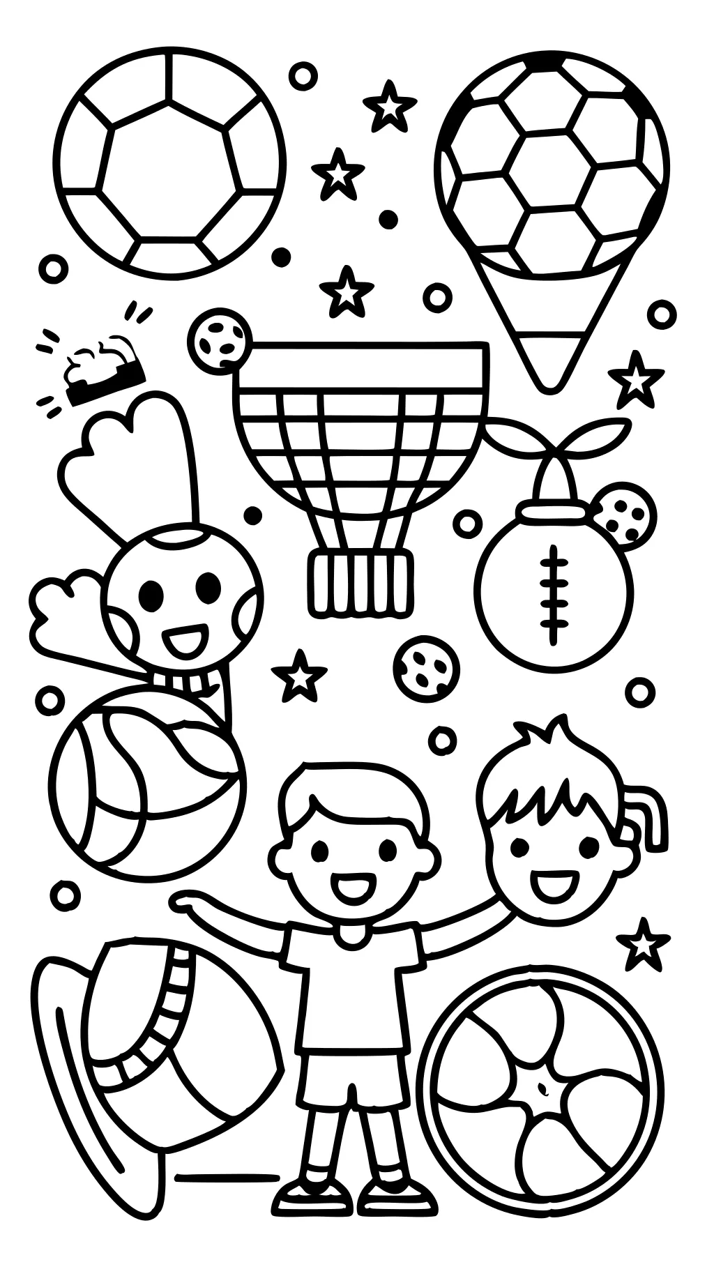 sports coloring pages